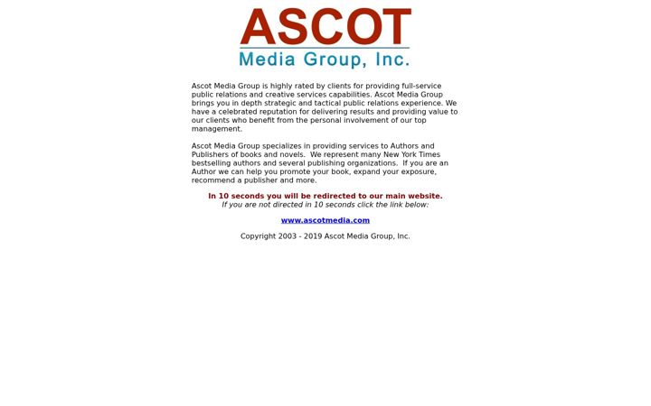 Screenshot of ascotmedianews.com