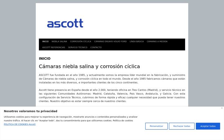 Screenshot of ascott-esp.es