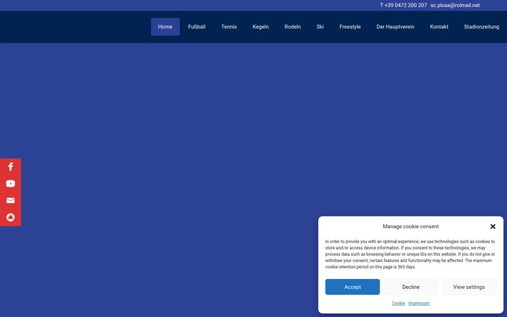 Screenshot of ascplose.info