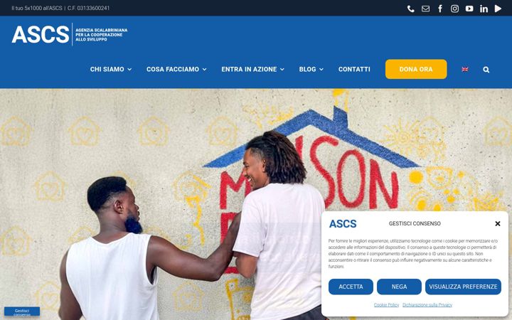 Screenshot of ascs.it