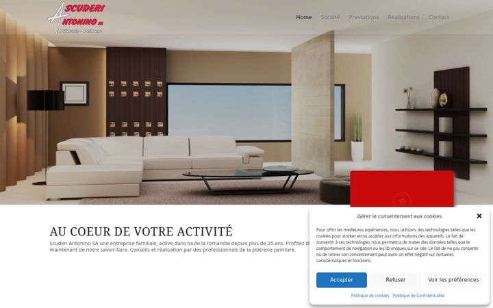 Screenshot of ascuderi.ch