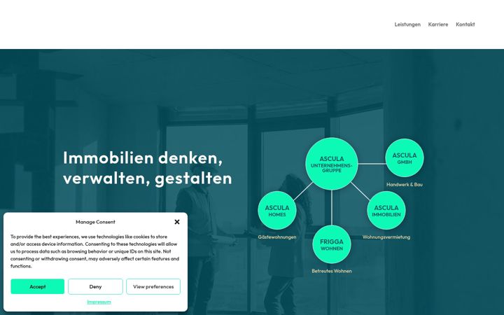 Screenshot of ascula.net