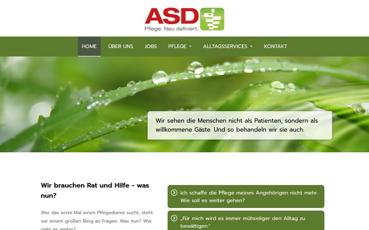 Posnetek zaslona asd-ankum.de