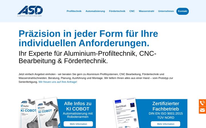 Posnetek zaslona asd-bochum.de