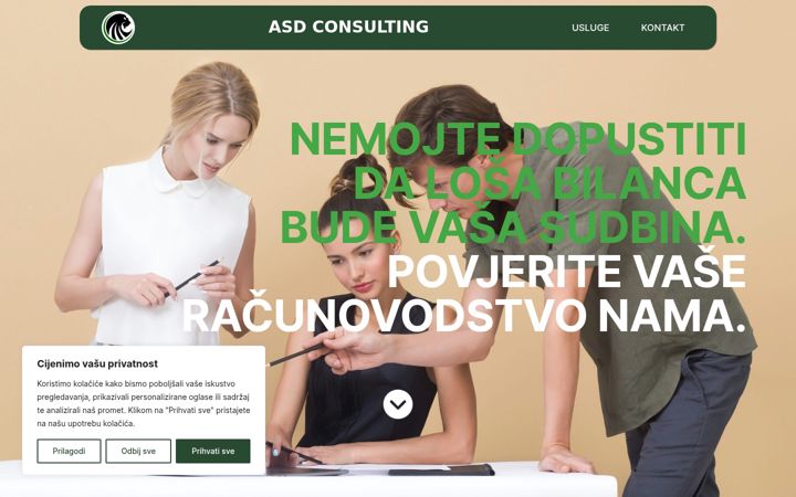 Screenshot of asd-consulting.hr