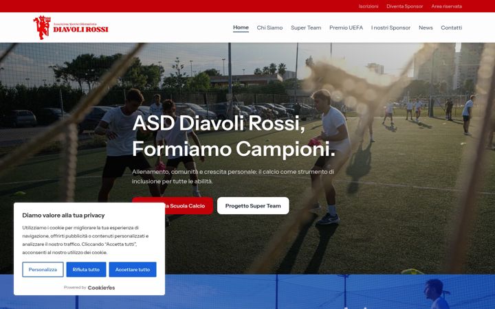 Posnetek zaslona asd-diavolirossi.it