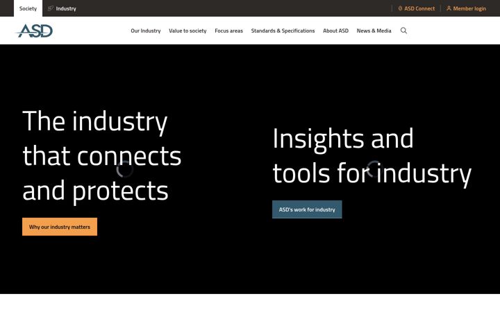 Screenshot stránky asd-europe.org