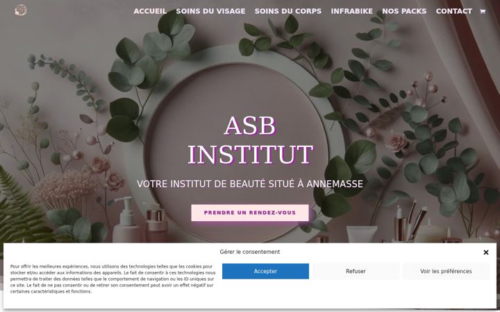 Screenshot stránky asd-institut.fr