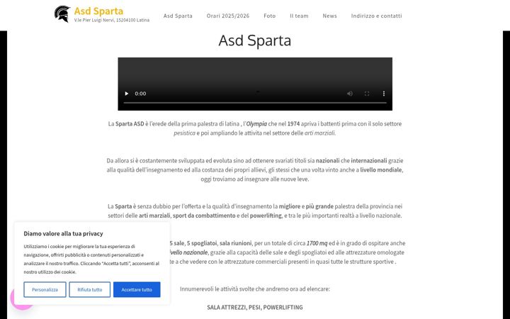 Skærmbillede af asd-sparta.com