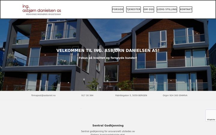 Screenshot of asdaniel.no