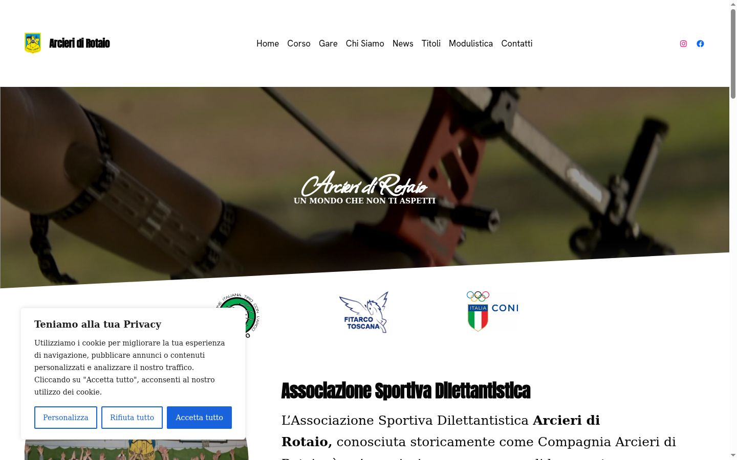 Captura de pantalla del banner de consentimiento mostrado antes de cualquier interacción