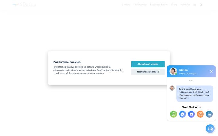 Screenshot of asdata.sk