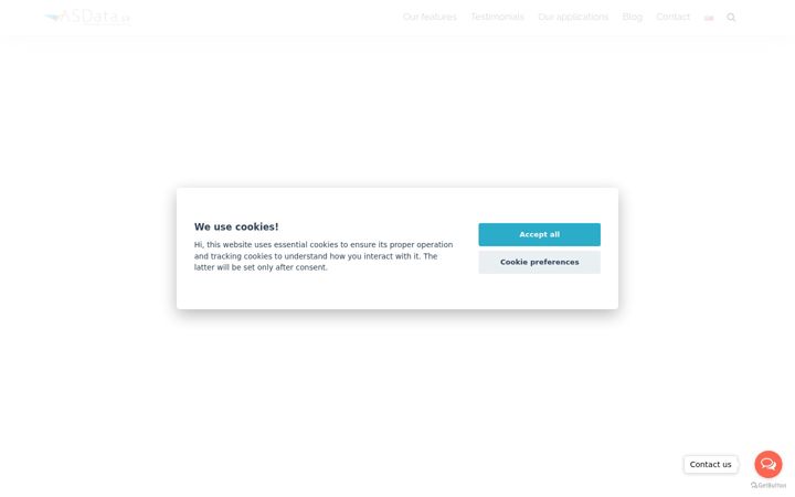 Screenshot of asdatagroup.com