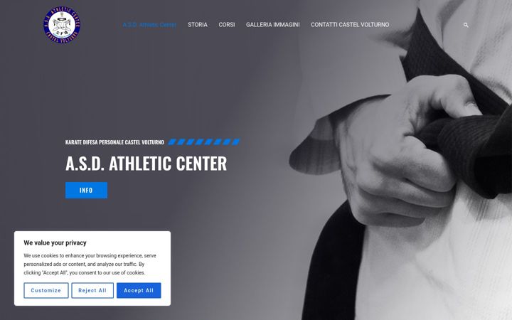 Screenshot of asdathleticcenter.it