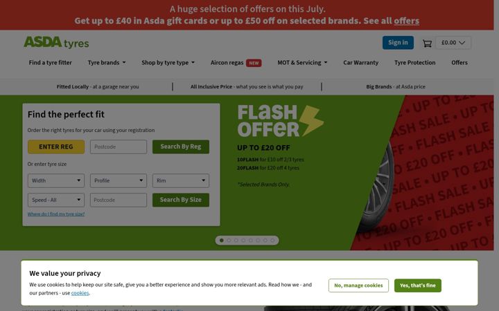 Screenshot of asdatyres.co.uk