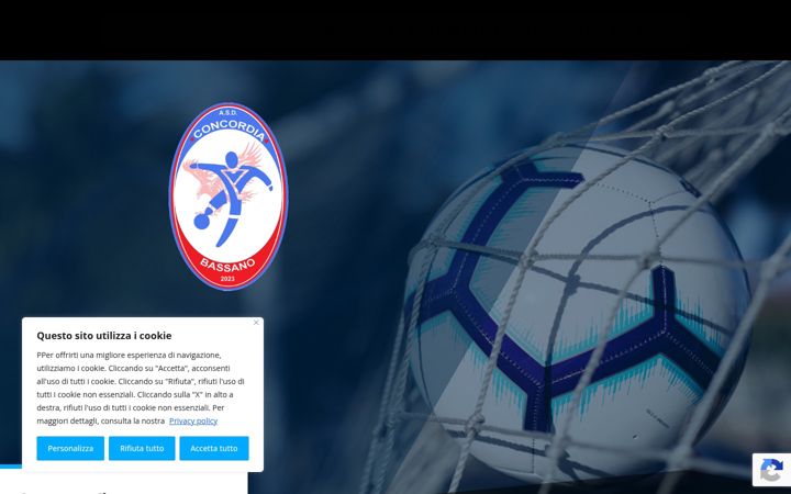Screenshot of asdconcordiabassano.com