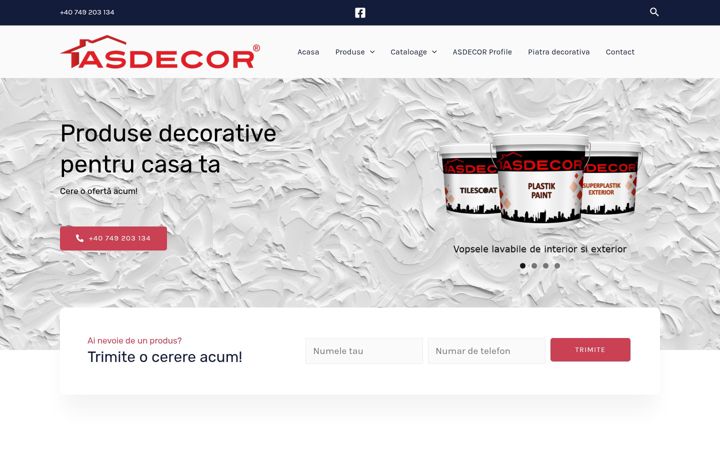 Screenshot of asdecor.ro