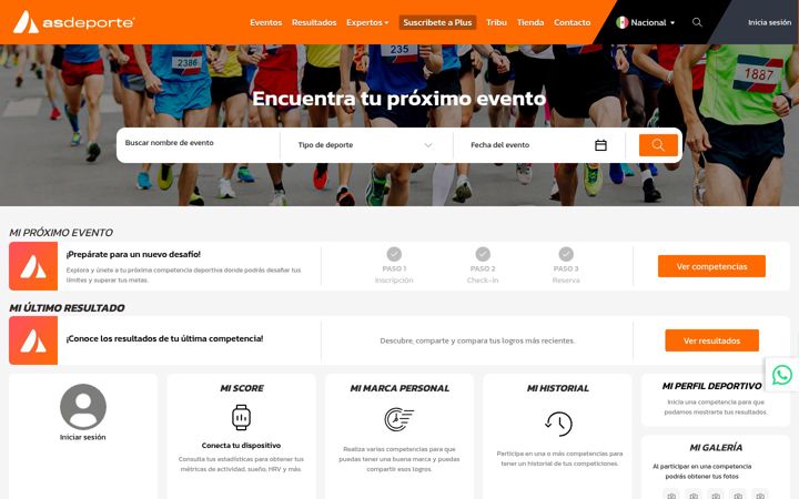 Screenshot of asdeporte.com
