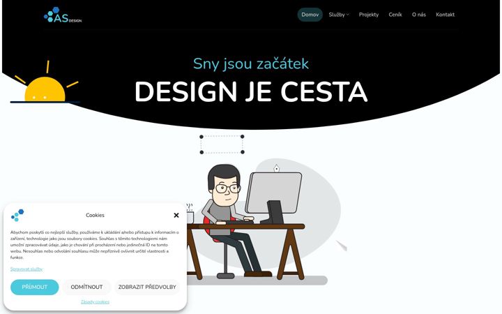 Ekrānuzņēmums no asdesign.cz