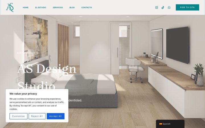 Ekrānuzņēmums no asdesignstudio.es