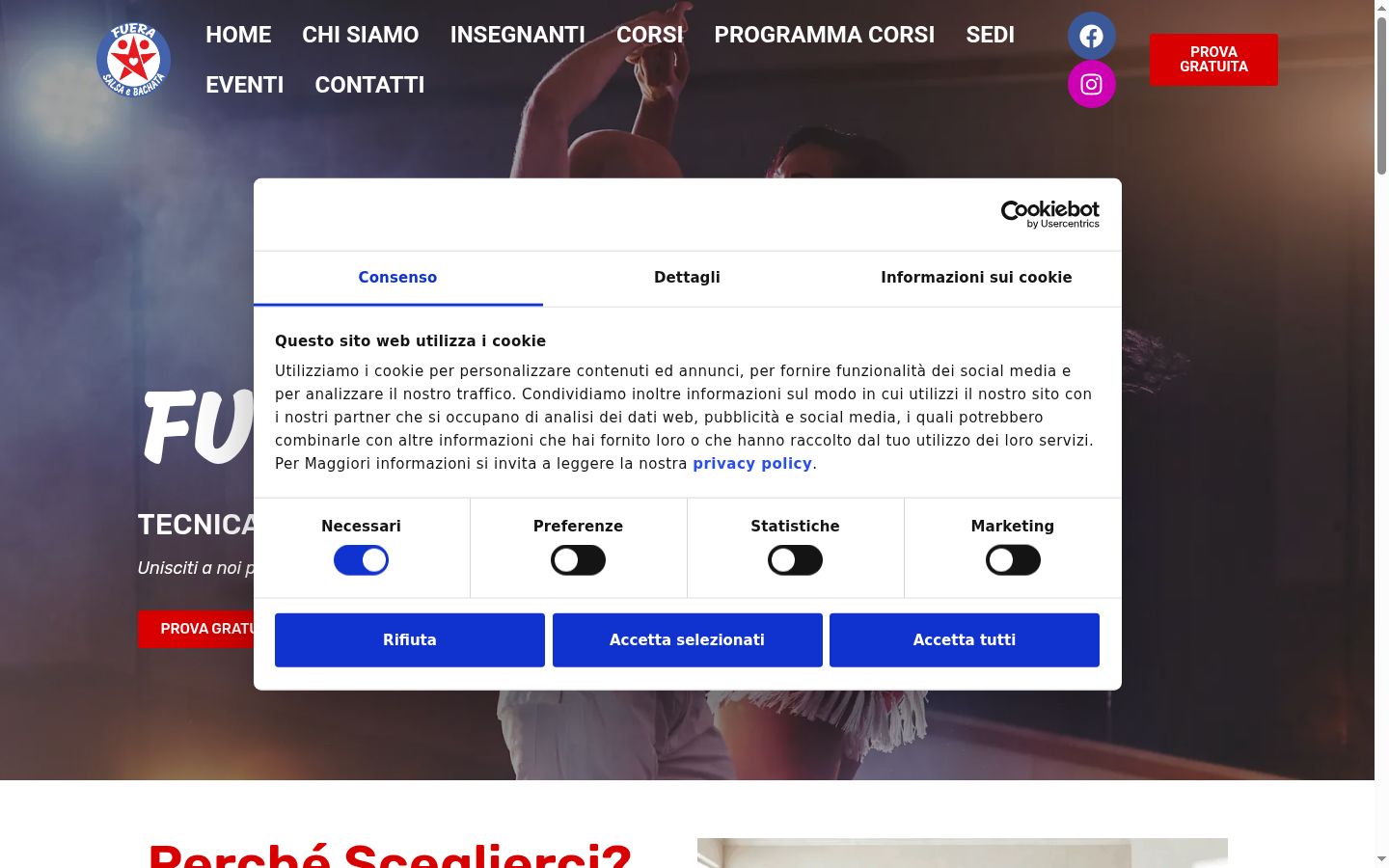 Kuvakaappaus suostumusbannerista, joka näytettiin ennen mitään vuorovaikutusta