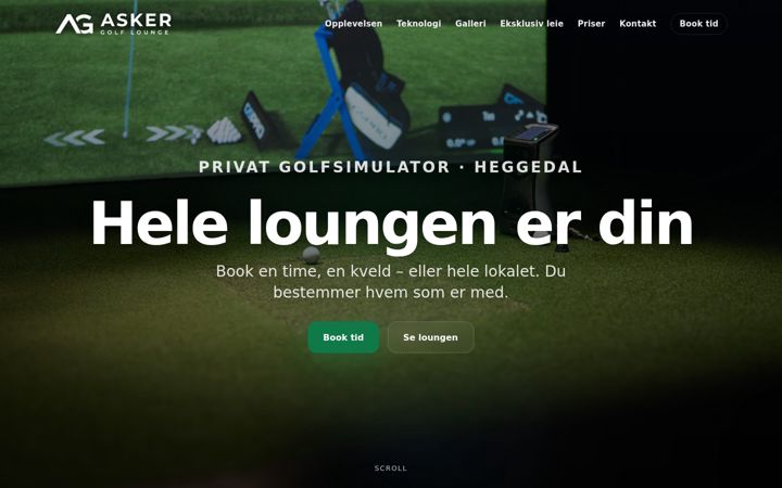 Screenshot of asdgolf.no