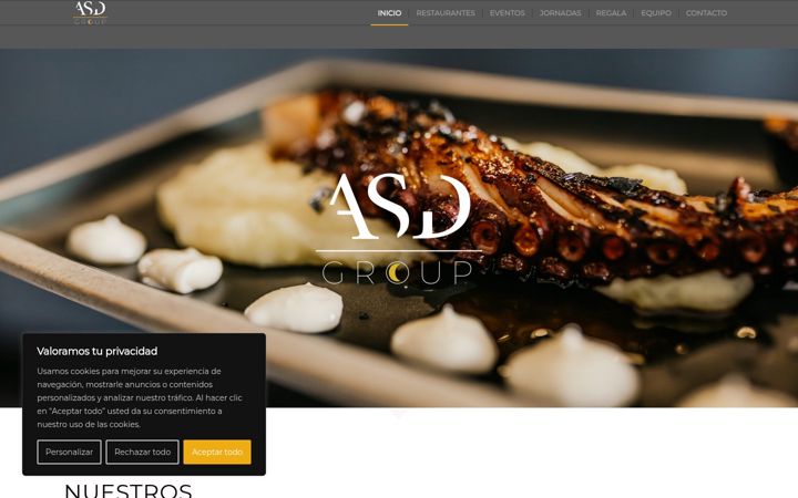 Screenshot of asdgroup.es