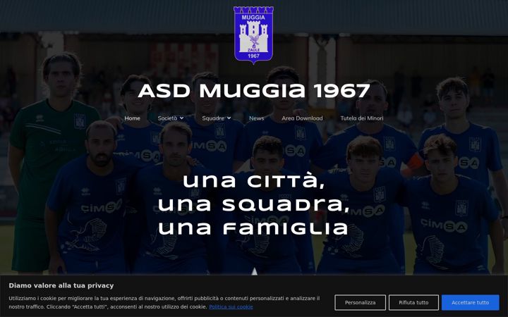 Screenshot di asdmuggia1967.it
