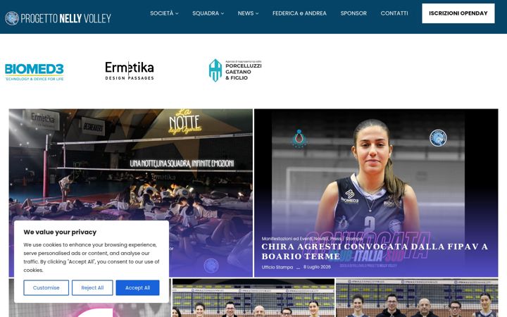 Screenshot di asdnellyvolley.it