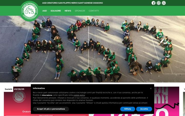 Screenshot di asdoratoriooggiono.it