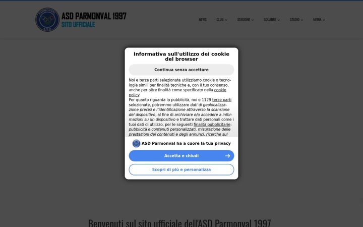 Screenshot of asdparmonval.altervista.org