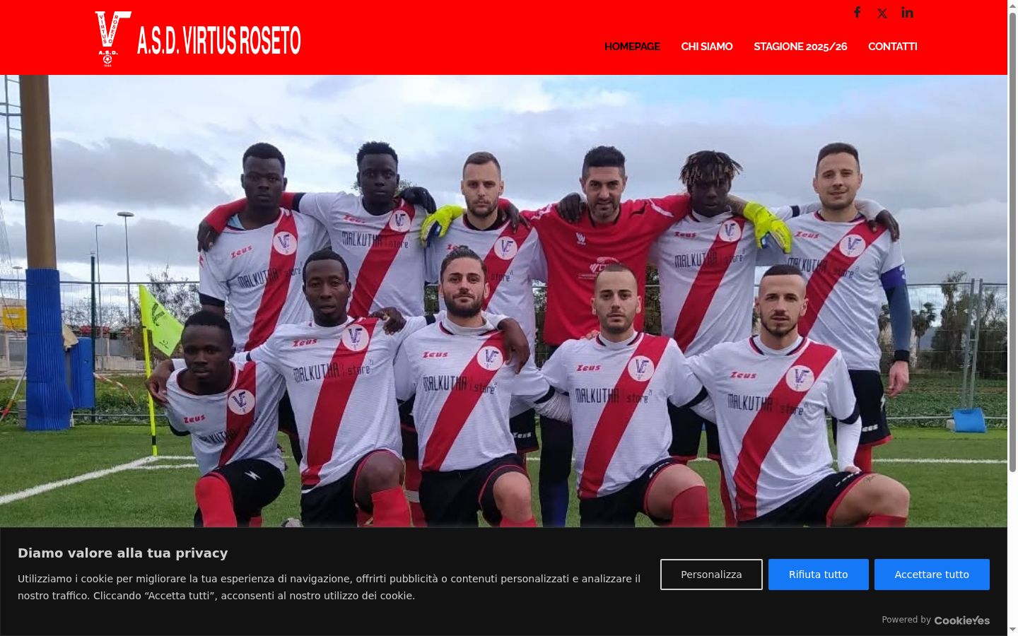 Screenshot tal-banner tal-kunsens muri qabel kwalunkwe interazzjoni