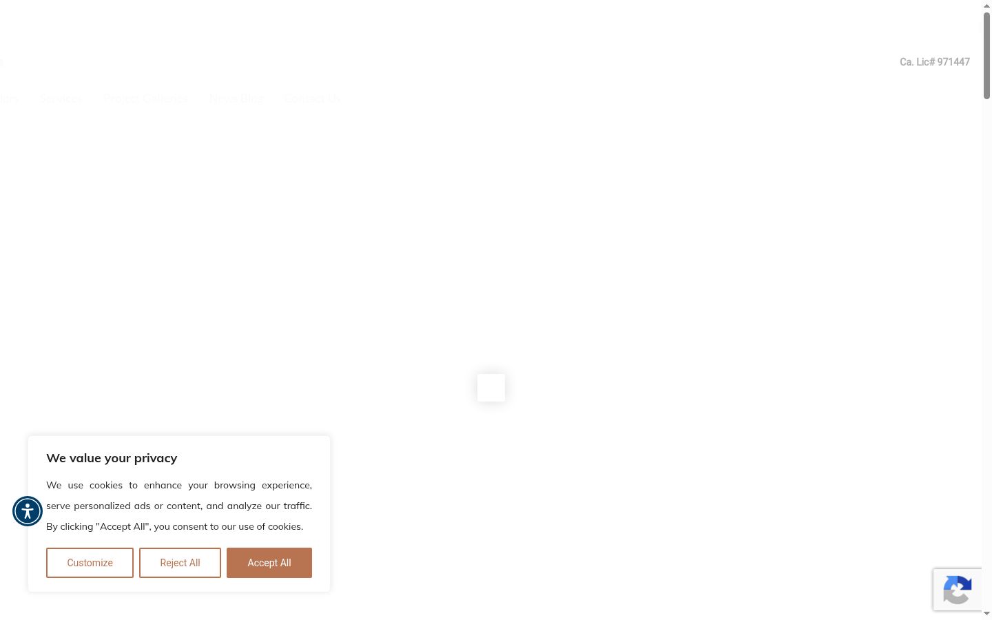 Screenshot des Einwilligungsbanners vor jeglicher Interaktion