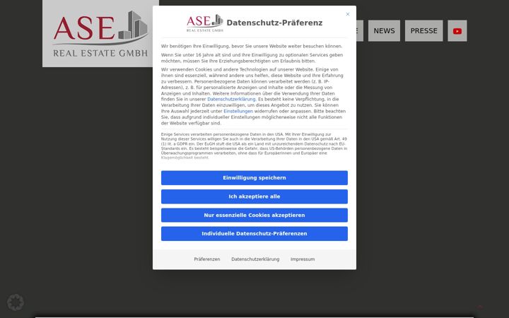 Screenshot of ase-leipzig.de