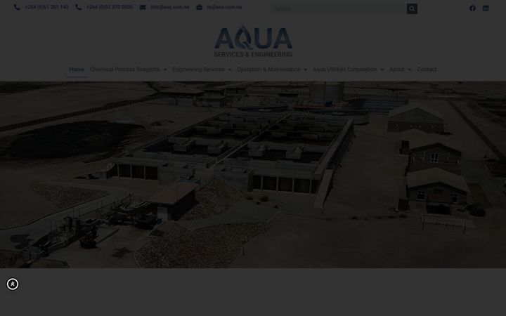 Screenshot of ase.com.na