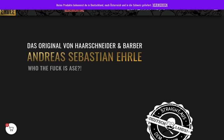 Screenshot of ase.de