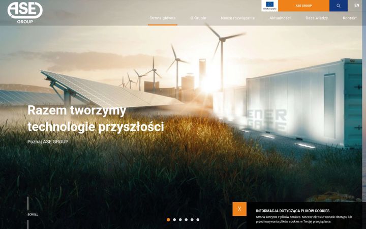 Screenshot von ase.pl