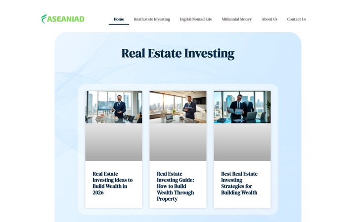 Screenshot von aseaniad.com