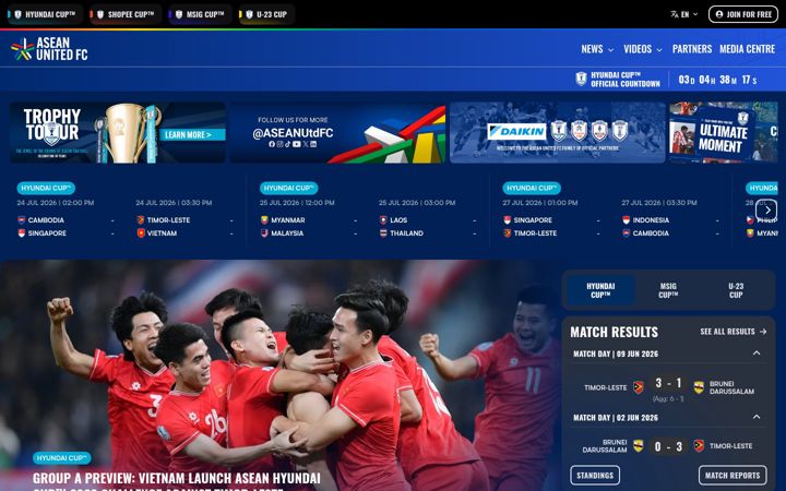 Screenshot of aseanutdfc.com