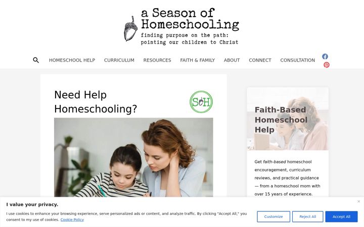 Képernyőkép: aseasonofhomeschooling.com
