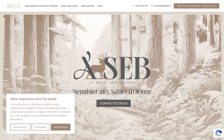 Screenshot of aseb85.fr