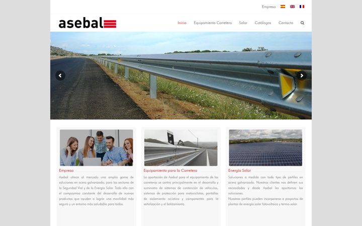 Screenshot of asebal.com