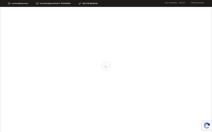 Screenshot of asecel.eu