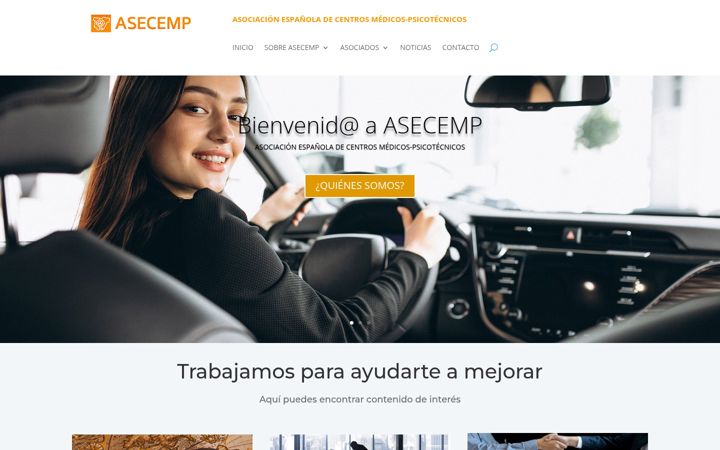 Screenshot of asecemp.org