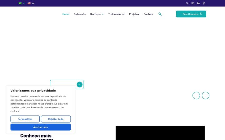 Screenshot of asecoautomacao.com.br