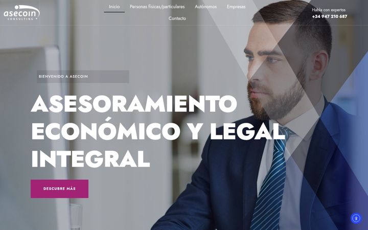 Screenshot of asecoinconsulting.com
