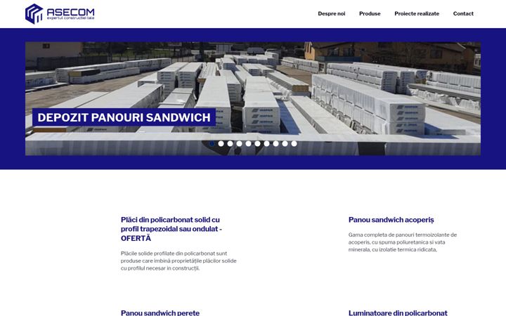 Screenshot of asecom.ro