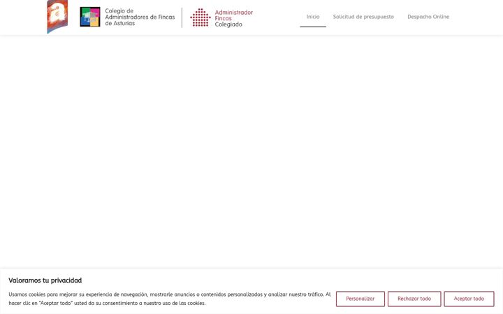 Screenshot of asecomadministraciones.com