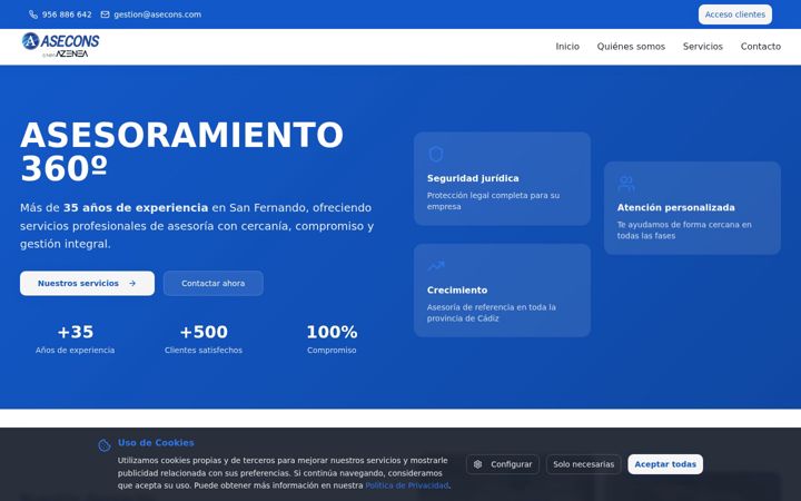 Screenshot του aseconsasesores.com