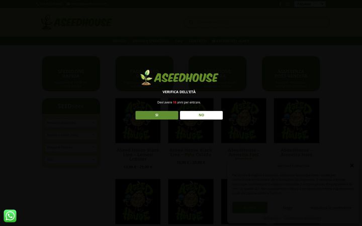 Ekrano kopija aseedhouse.com